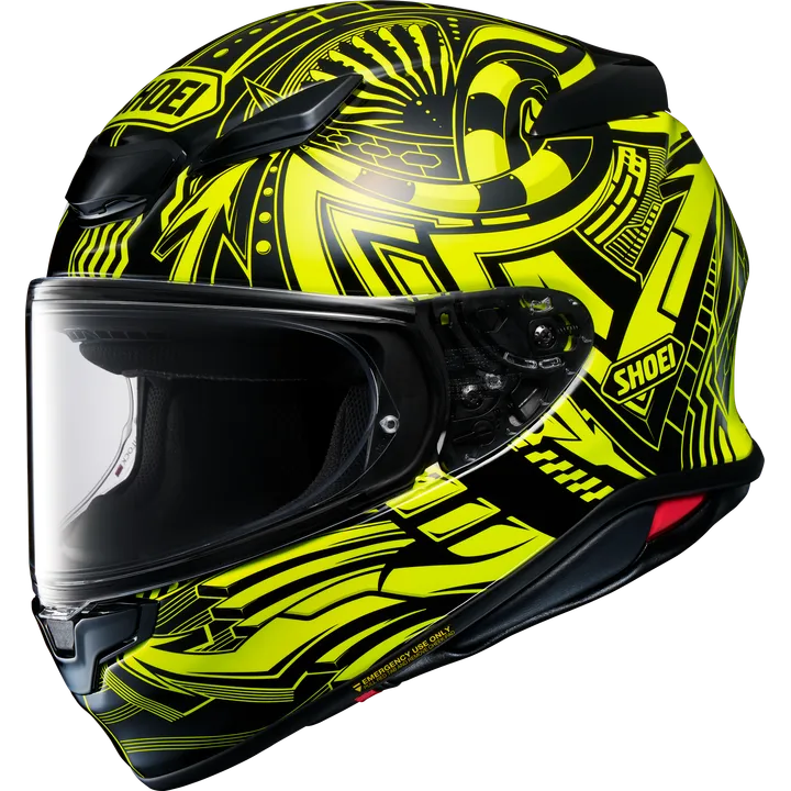 Casque intégral NXR2 Beaut TC-3, blanc-noir-neon jaune