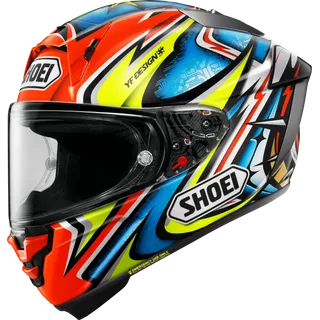 Integralhelm X-Spirit Pro Daijiro TC-1, rot-blau-gelb