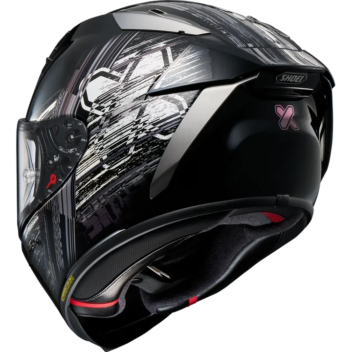 Casque intégral X-Spirit Pro Crosslogo TC-5, noir-blanc