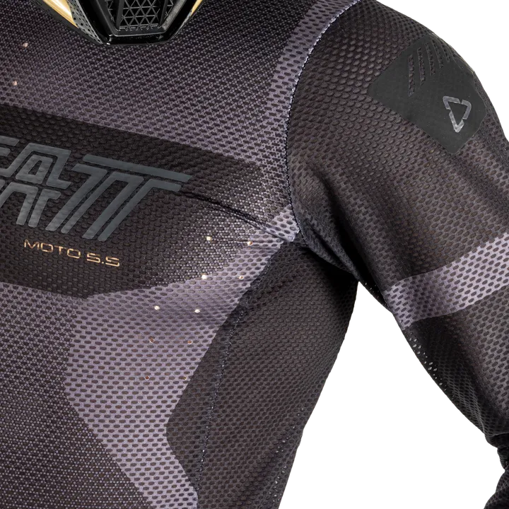 Jersey Moto 5.5 UltraWeld V25 schwarz-grau-gold