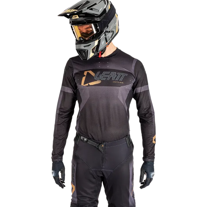 Jersey Moto 5.5 UltraWeld V25 schwarz-grau-gold