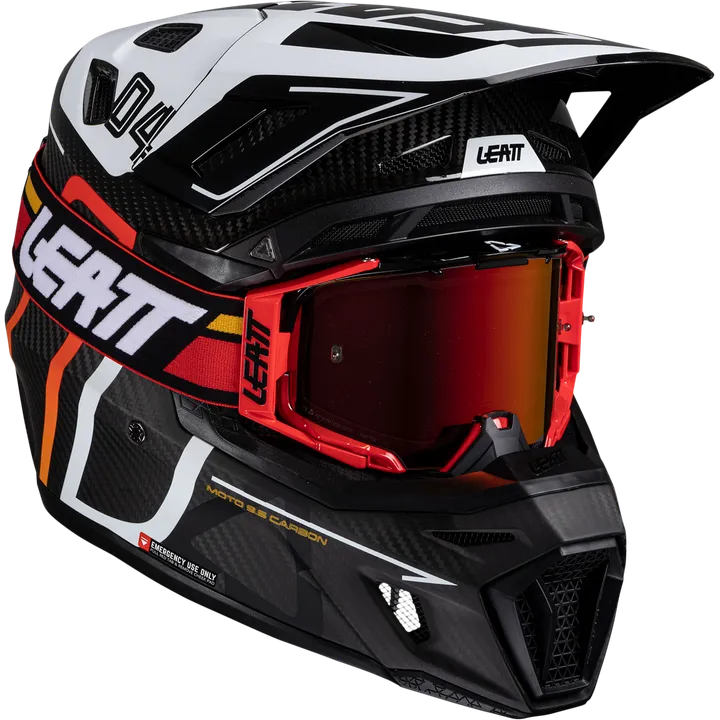 Helmet Kit Moto 9.5 V25 carbon-weiss