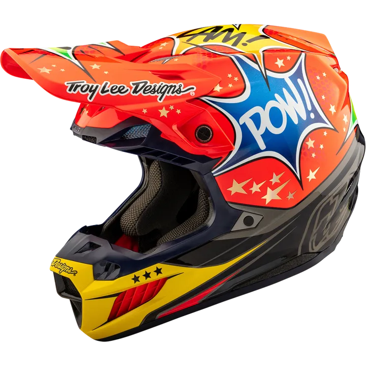 SE5 ECE Composite Helmet - Cosmic Explosion rot