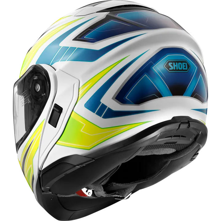 Klapphelm Neotec 3 Anthem TC-3, weiss-hellblau-neon gelb