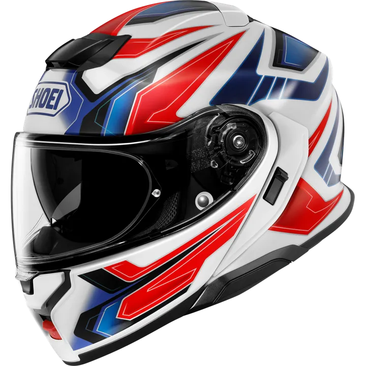 Klapphelm Neotec 3 Anthem TC-10, weiss-blau-rot