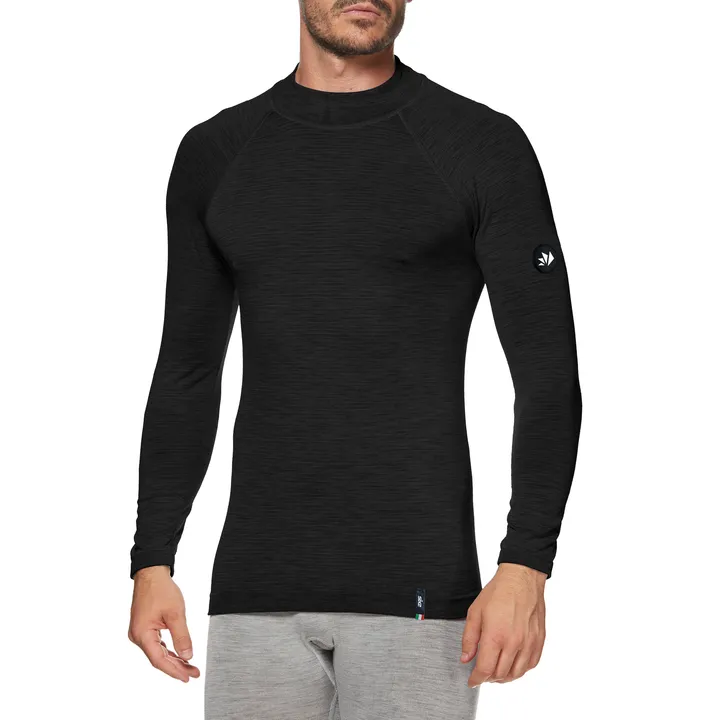 Funktionsshirt langarm TS3 Merino Unisex schwarz