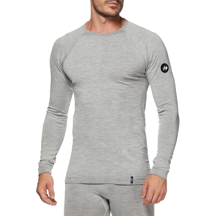 Funktionsshirt langarm TS2 Merino Unisex grau