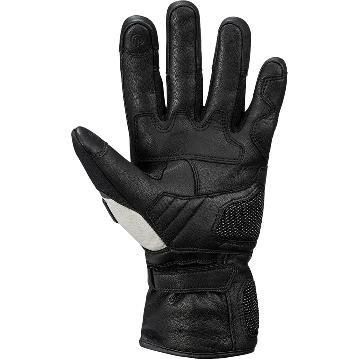 Montevideo-ST Kurzhandschuhe schwarz-oliv-hellgrau