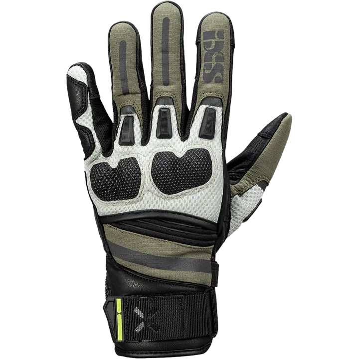 Montevideo-Air 2.0 gants courts noir-olive-gris clair