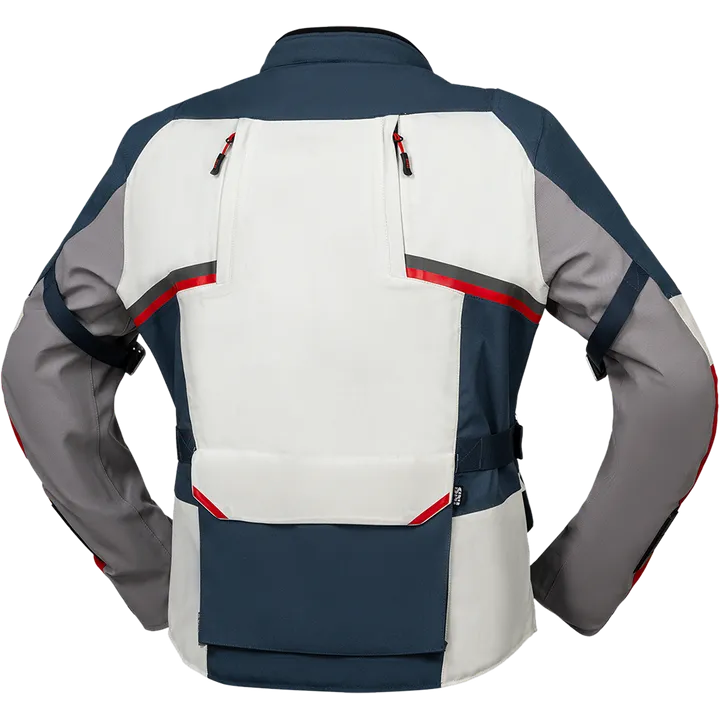 Tourster-STX 1.0 Laminatjacke hellgrau-blau-rot