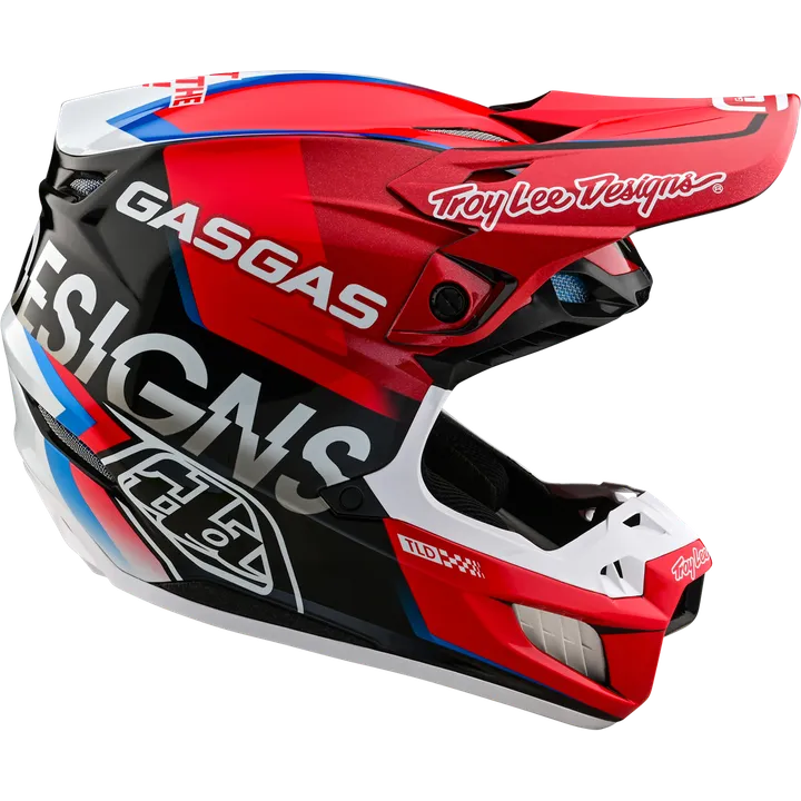 SE5 ECE Composite Helmet - GASGAS Fumes rouge-noir