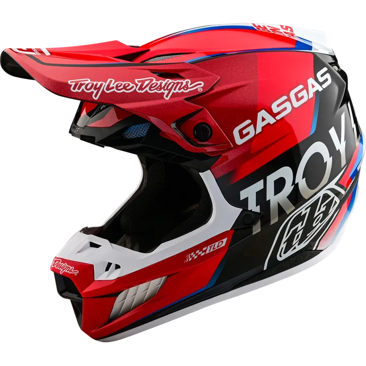 SE5 ECE Composite Helmet - GASGAS Fumes rot-schwarz