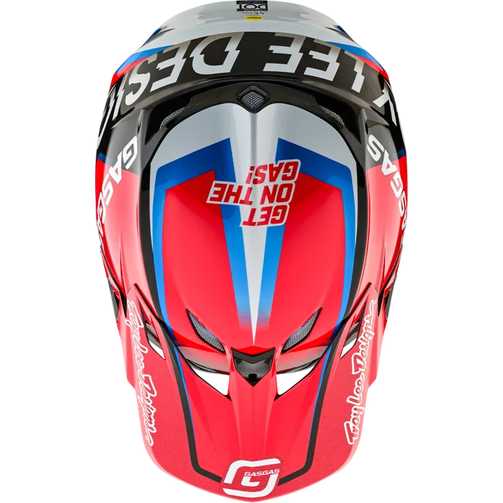 SE5 ECE Composite Helmet - GASGAS Fumes rouge-noir