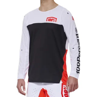 R-CORE-X Long Sleeve Jersey white/red