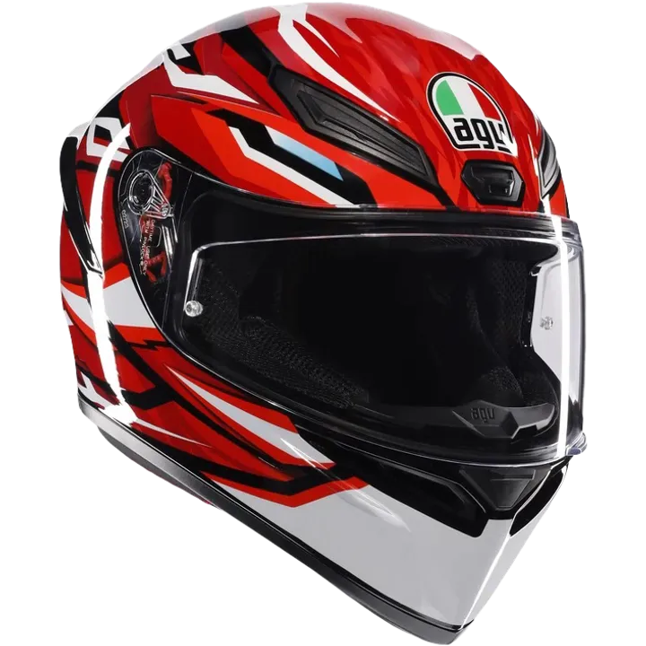 Casque intégral K1 S Lion noir-rouge-blanc 2XL