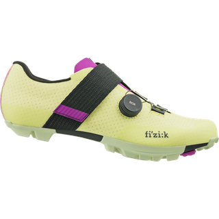 Ferox Carbon Shoes limone/lila
