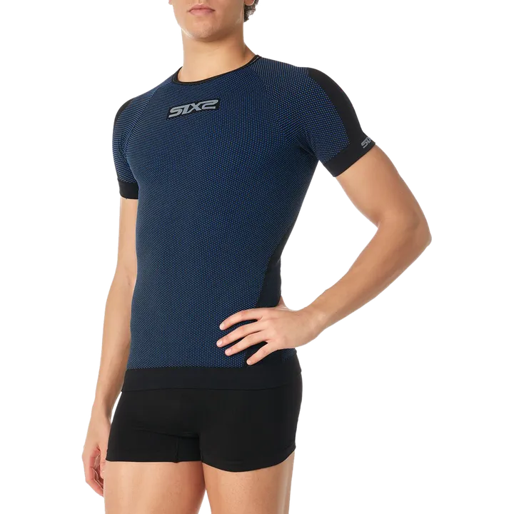 Funktionsshirt kurzarm TS1 Unisex schwarz-petrol