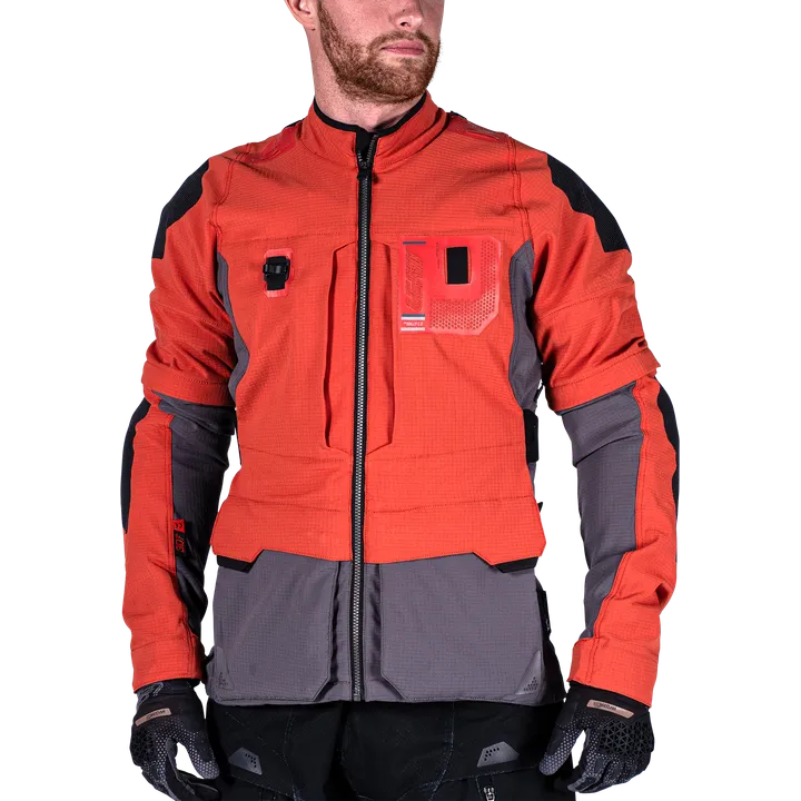 Jacket ADV Rally 5.5 V25 orangerot-grau-schwarz