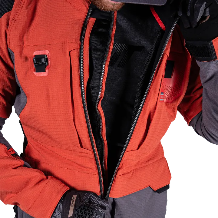 Jacket ADV Rally 5.5 V25 orangerot-grau-schwarz