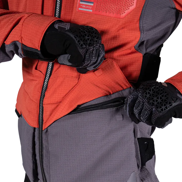 Jacket ADV Rally 5.5 V25 orangerot-grau-schwarz