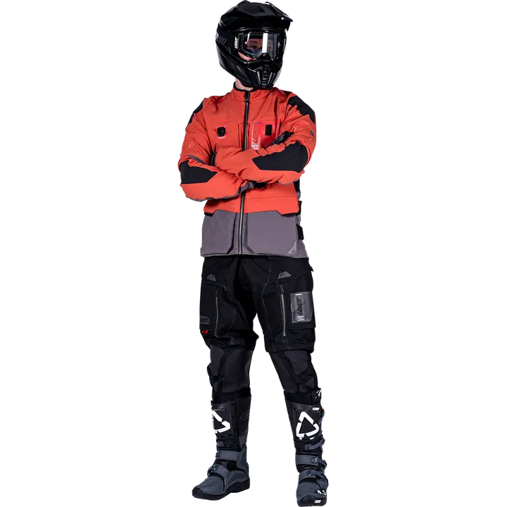 Jacket ADV Rally 5.5 V25 orangerot-grau-schwarz
