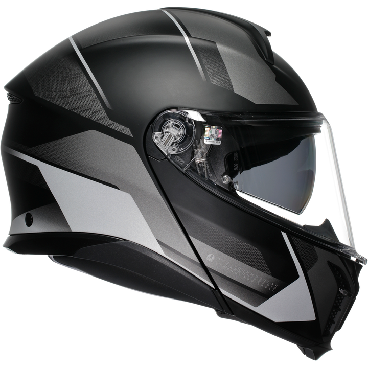 Casque modulable Tourmodular Perception mat noir-argent