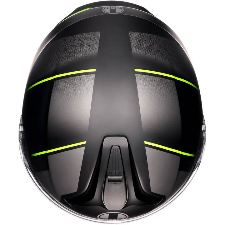 Casque modulable Tourmodular Perception mat noir-jaune