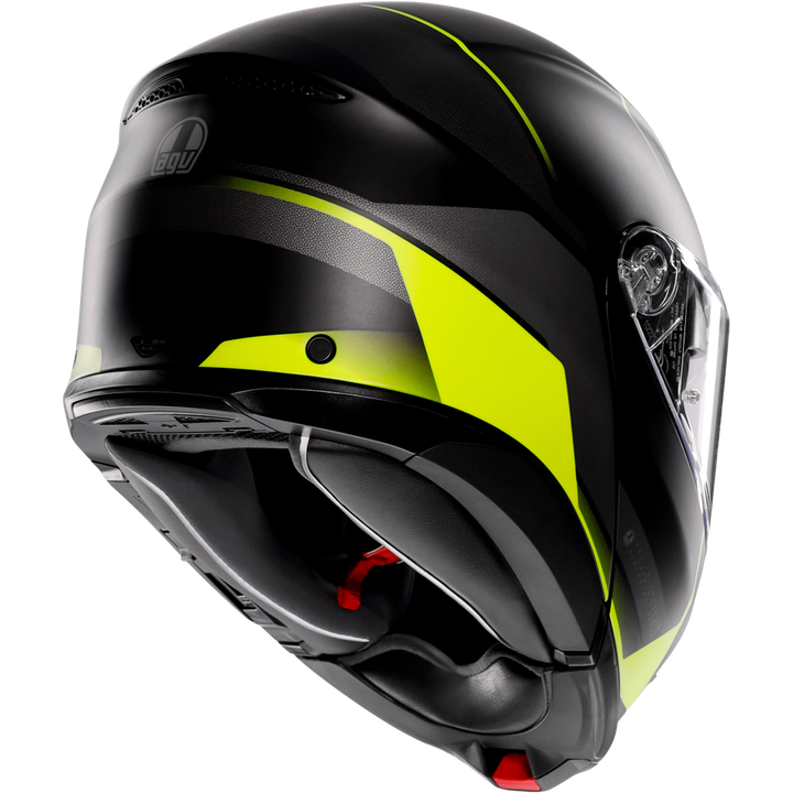 Casque modulable Tourmodular Perception mat noir-jaune