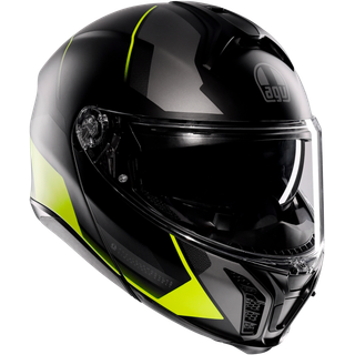Casque modulable Tourmodular Perception mat noir-jaune