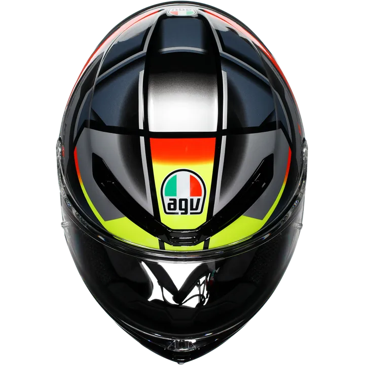Casque intégral K6 S Erazer noir-rouge-jaune