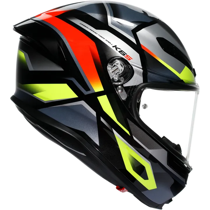 Casque intégral K6 S Erazer noir-rouge-jaune