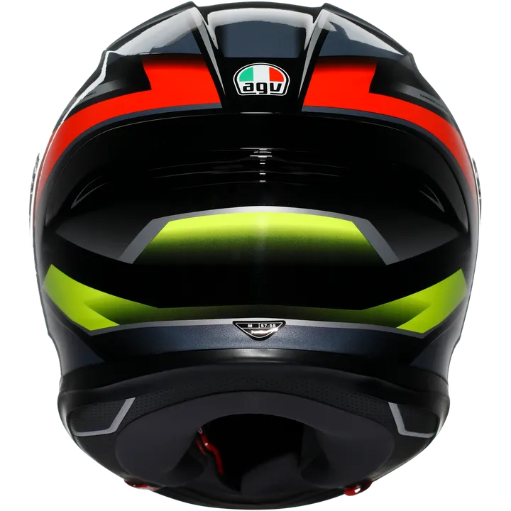 Casque intégral K6 S Erazer noir-rouge-jaune