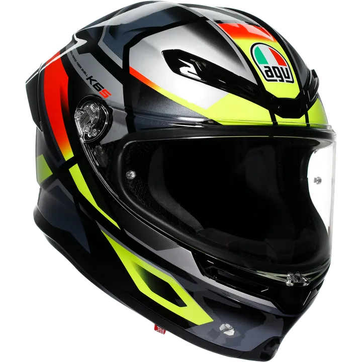 Casque intégral K6 S Erazer noir-rouge-jaune