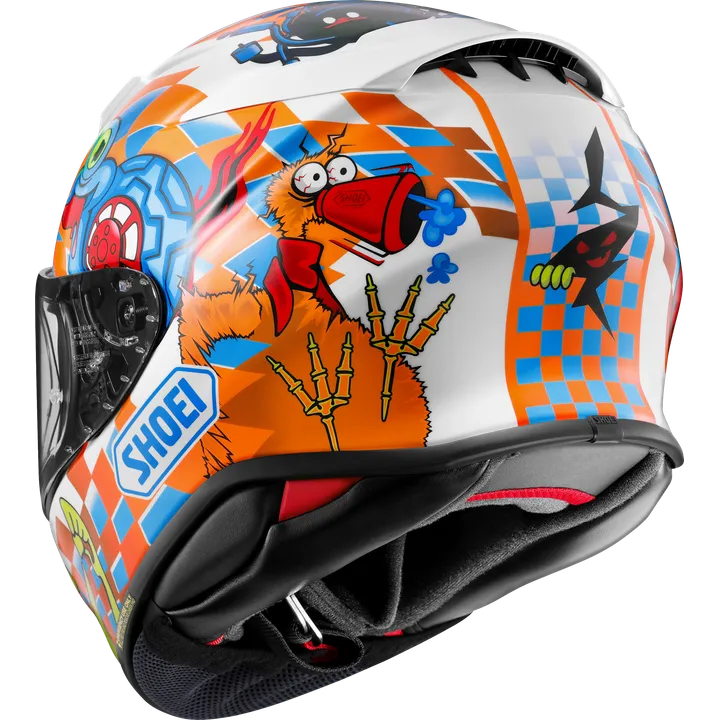 Integralhelm NXR2 Yago TC-2, weiss-orange-hellblau