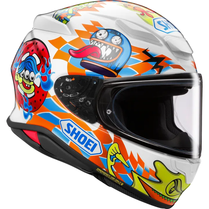 Integralhelm NXR2 Yago TC-2, weiss-orange-hellblau