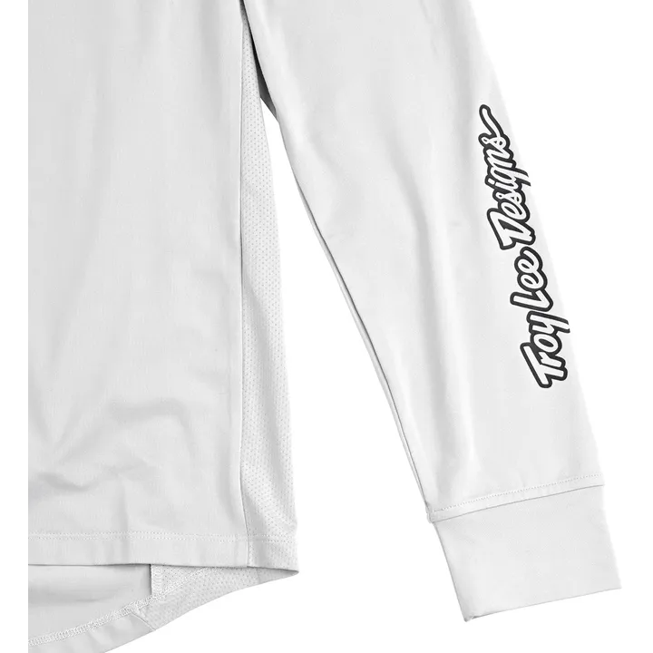 Ruckus Long Sleeve Ride Tee - Art and Speed blanc