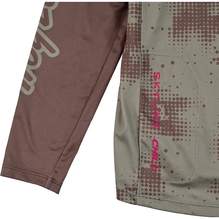 Skyline Chill Jersey - Scattered olive