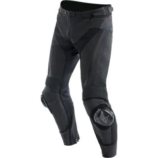 Pantalon en cuir perf. Delta 4 S/T noir