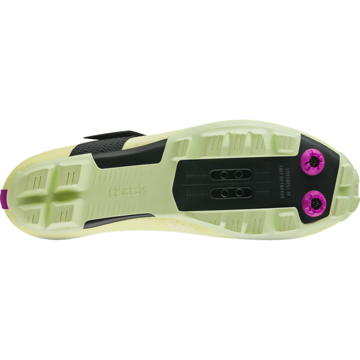 Ferox Carbon Shoes limone/lila