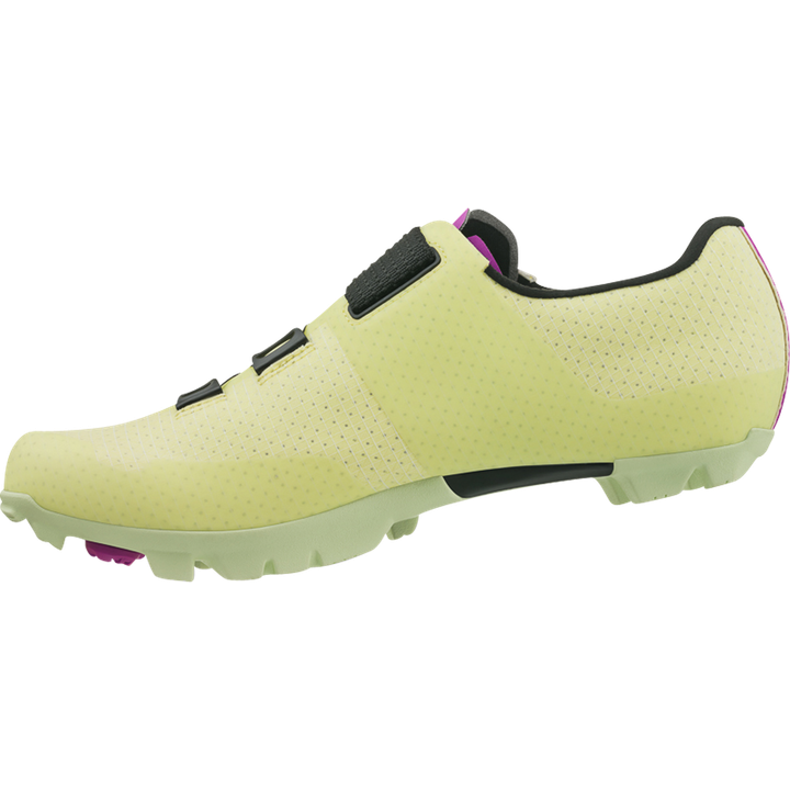 Ferox Carbon Shoes limone/lila