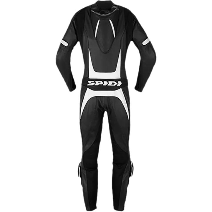 Lederkombi Track Perforated Pro Damen schwarz-weiss
