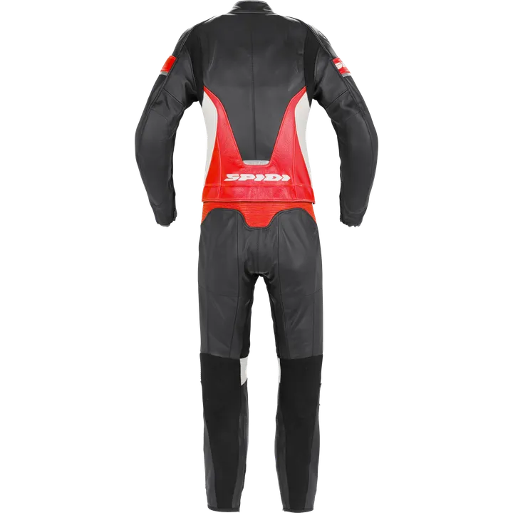 Lederkombi Laser Touring Damen schwarz-rot