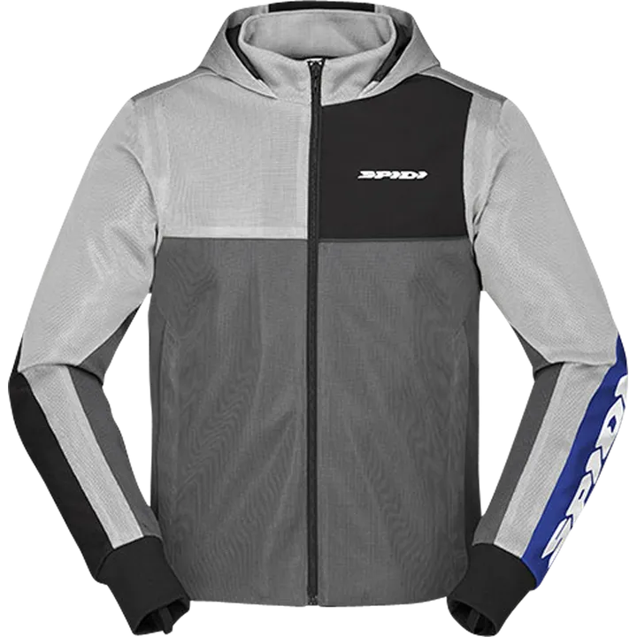 Veste à capuche Net gris-noir-bleu
