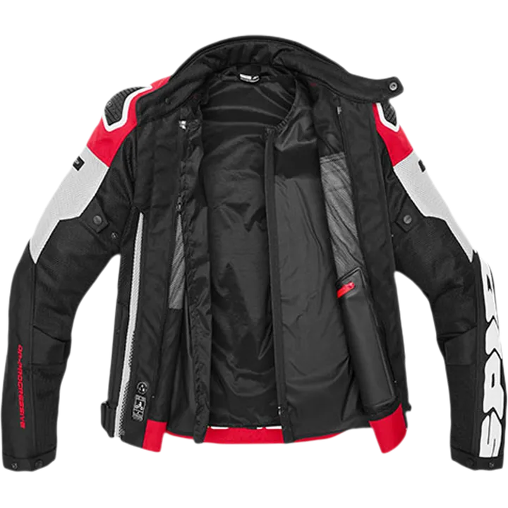 Jacke Progressive Net Windout grau-schwarz-rot