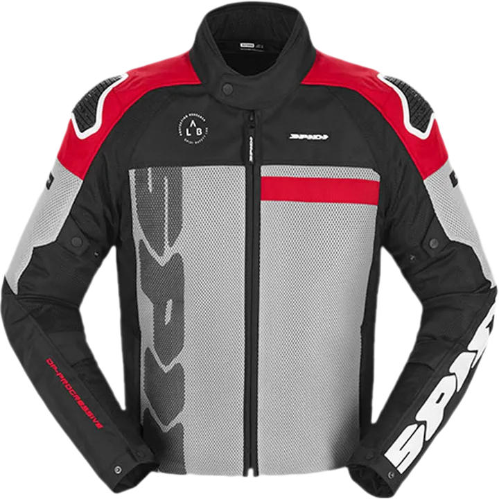 Jacke Progressive Net Windout grau-schwarz-rot