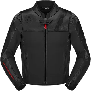 Veste en cuir DP Progressive Hybrid Perforated noir