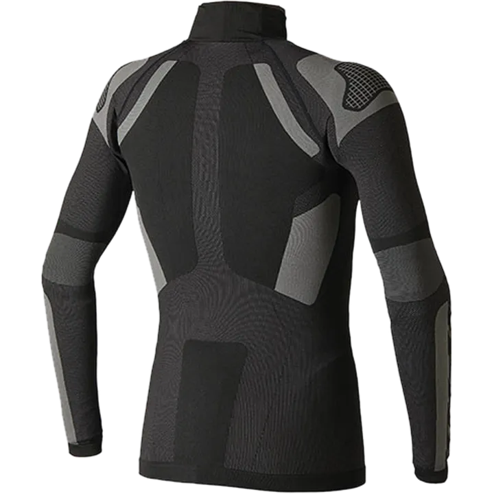 T-shirt fonctionnel Seamless noir-gris