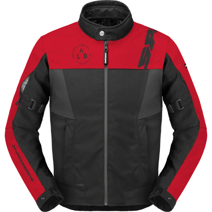 Jacke Corsa H2OUT rot-schwarz