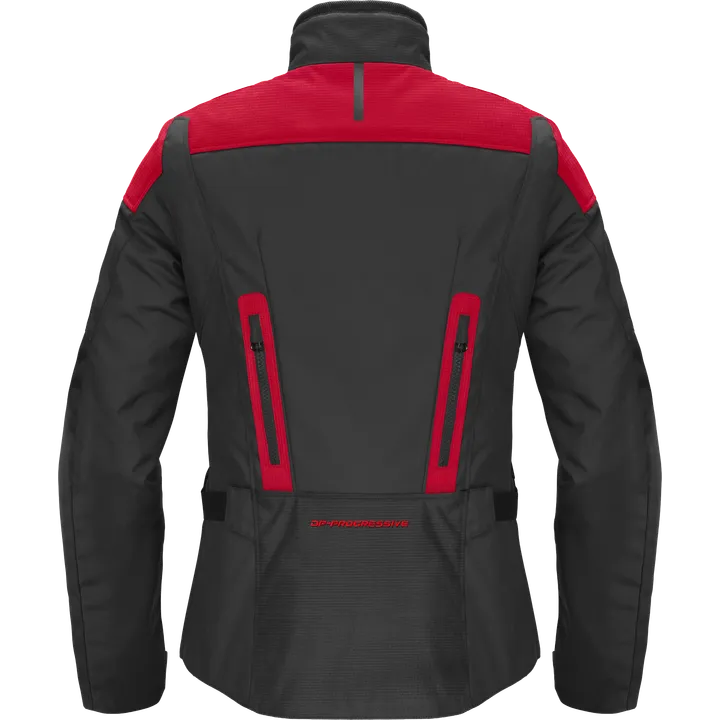 Jacke Traveler 3 Evo Damen schwarz-rot