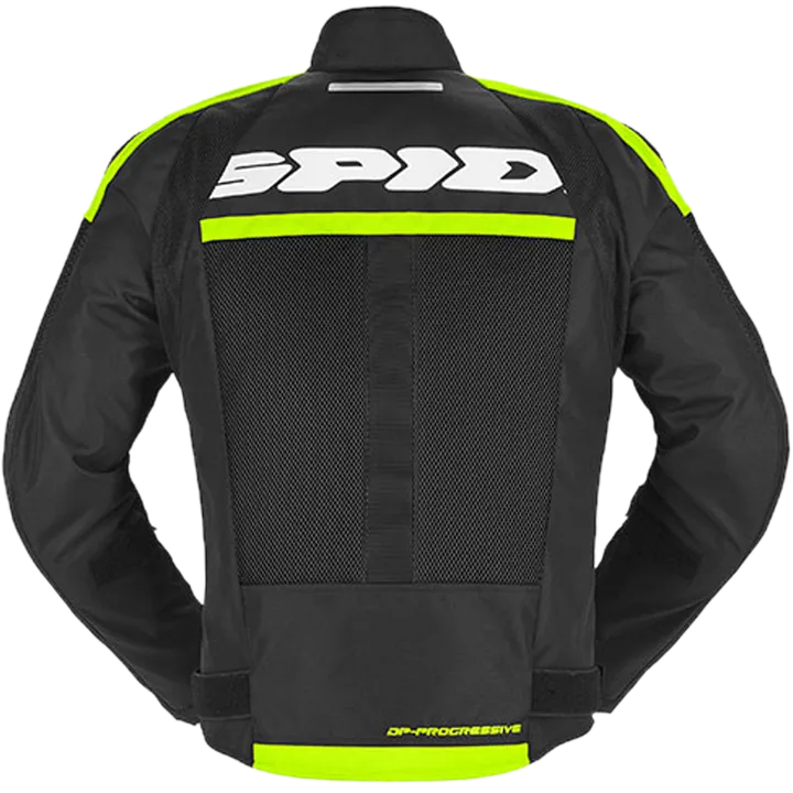 Jacke Progressive Net H2OUT schwarz-gelb fluo